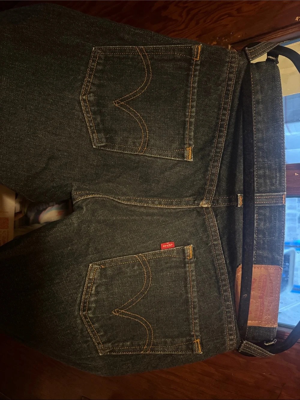 Levi's Dark Blue Denim Jeans with Contrast Label